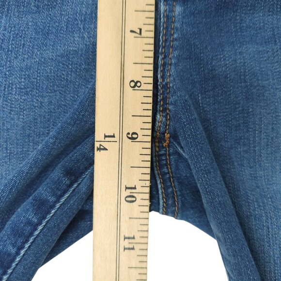 Loft Legging Jean Mid Rise Womens Size 28/6 Stretch Medium Wash Denim - Picture 13 of 14